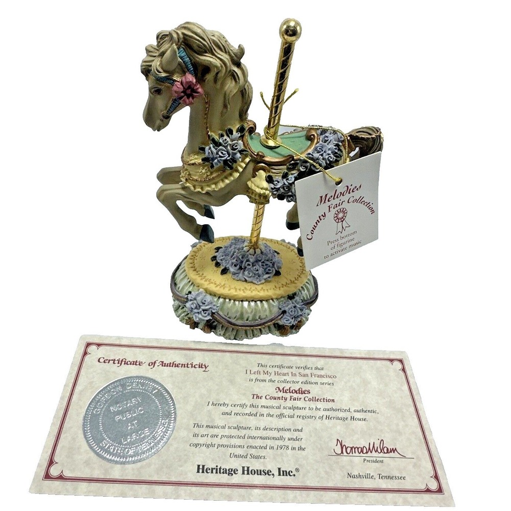 Heritage House Melodies County Fair Collection I Left My Heart In San Francisco
